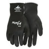 MCR SAFETY N96795S Coated Gloves,Foam Nitrile,9-1/4",S,PR