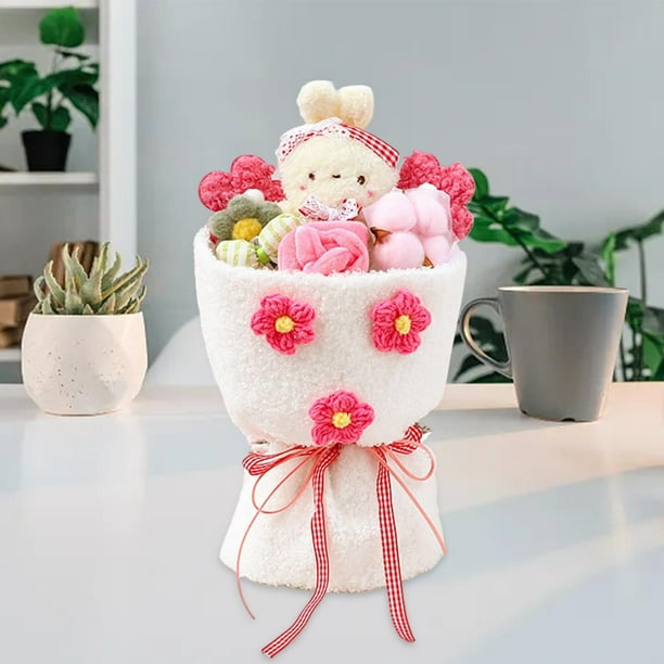 Peluches con flores hotsell