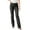 Dark Gray, variant on Long Straight Pants Women's Solid Color Stylish Casual Straight Leg Pants With Button Closure And Pockets Comfortable Work Trousers For Daily Commute Gray