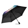 thumbnail image 2 of FORMRS Travel Umbrella Folding Auto Open Close Windproof Rain UV Protection, Astronaut Pattern, 2 of 8