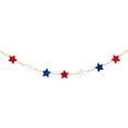 thumbnail image 2 of Xihbxyly Ofertas Relámpago de Hoy Liquidación Prime Etiqueta de Estrella Del Día de La Independencia Cuentas de Cuerda de Lino Cuentas de Madera Cuerda de Lino Colgante de Pared para El Hogar, 2 of 7