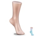 thumbnail image 1 of FELTECHELECTR Expositor de calcetines, modelo de pie, maniquí magnético, modelo de medias para tobilleras, calcetines de pantorrilla, 1 of 4