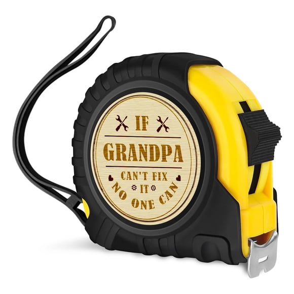 Cinta métrica Gejoyse con hoja de acero inoxidable de 25 pies grabada