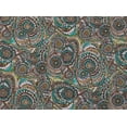 thumbnail image 2 of Zelouf Sheer Matte Jersey Print  , Sewing, DIY, Crafts Fabric by the Yard, 277 Brn/jade, 3 Yard, 2 of 2