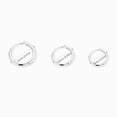 thumbnail image 4 of Small Hinged Hoop Huggie Ear Earrings Suitable for Both Women and Men for Daily Wear and Special Occasions, 4 of 8