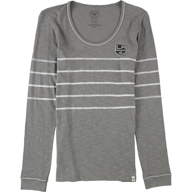 47 Brand Womens LA Kings Graphic T-Shirt, gray, L