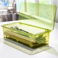 thumbnail image 4 of CNKOO Transparent Chopsticks Drawer Organizer with Lid Plastic Countertop Storage Utensil Drawer Tray for Restaurant, 4 of 10
