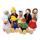 thumbnail image 3 of Mini Figura De Personas, Figura De Juego Portátil, Muñecas En Miniatura, Juego De Casa De Muñecas De Madera, 3 of 9
