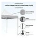 thumbnail image 2 of Toldo Carpa Lona Plegable Reforzado Impermeable Portátil 2x2M, 2 of 5