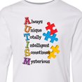 thumbnail image 4 of Inktastic Autism Acrostic Long Sleeve Youth T-Shirt, 4 of 5