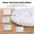 thumbnail image 5 of Spin Mop Head Replacements Compatible with O-Cedar EasyWring, Mop Head Refills for 1-Tank System, Washable & Reusable, Deep Cleaning, Easy to Repalce, 1 CT (Pack of 2), 5 of 14