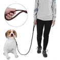 thumbnail image 4 of Brown Leather Dog Leash 7/6/5 Feet Belt Rope Leather Pet Running Walking (1.6M), 4 of 5