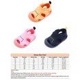 thumbnail image 2 of Woobling Infant Crib Shoes Rubber Sole Sandals Magic Tape Summer Shoe Lightweight Flats Beach Flat Sandal Navy Blue 6.5C, 2 of 8