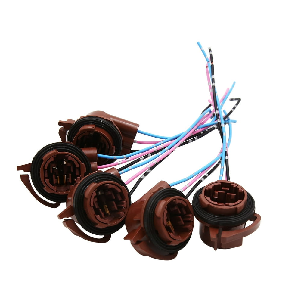 Car 3157 Bulb Socket Brake Turn Signal Light Harness Wire Connector