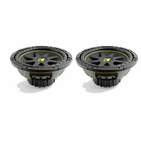 Pair of Kicker Comp 10C104 10" 600 Watt 4 Ohm Car SUB Subwoofers