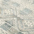 thumbnail image 5 of Feizy Payton Transitional Diamond, Ivory/Blue/Gray, 7'9" x 9'9" Area Rug Sheen Fade Resistant Farmhouse Trellis & Lattice Floor Rug for Living room Bedroom, 5 of 6