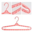 thumbnail image 3 of Unique Bargains Extra Large Plastic Adjustable Shoulder Clothes Hangers 10 Pcs Pink, 3 of 6
