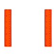 thumbnail image 2 of Drafting Measuring Tool,Multicolor Small Ruler with Centimeters and Inches,6 Inch Ruler for Journaling,Education Grade Plastic Ruler,Plastic Clear Rulers for Students Education, 2 of 9