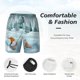thumbnail image 3 of Fotbe Gnome And Red Fox Fishing Traje de Baño para Hombre – Shorts de Natación de Secado Rápido con Forro y Bolsillos-Small, 3 of 6