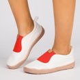 thumbnail image 2 of YOUYEDIAN Sneakers for Women Fashion Color Block Comfy Slip On Casual Flats Versatile Round Toe Walking Shoes, 2 of 5