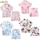 thumbnail image 2 of Pijama de Anime Kawaii Sanrio Cinnamoroll para niños, camisa de dormir de seda de hielo, ropa para el hogar, regalo para niños, Kuromi My Melody, Verano, 2 of 4