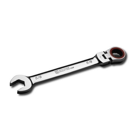 UPC: 0886352116459 | Capri Tools 5/8 in. Flex-Head Ratcheting Wrench  True 100-Tooth  3.6-Degree Swing Arc