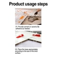 thumbnail image 3 of Tile Leveler Optimize Tile Placement with Transparent Tile Leveling Clips 100pcs Spacers for Accurate Alignment, 3 of 12