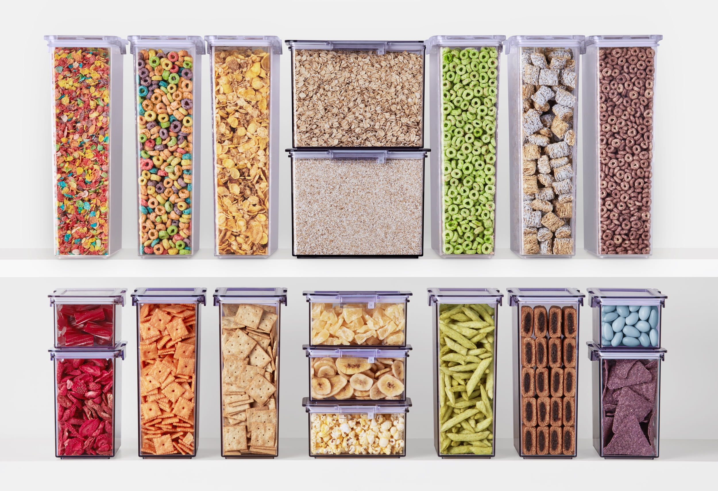 The Home Edit XL Canister, Plastic Food Storage Container, Clear