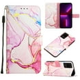 thumbnail image 1 of Nalacover for Samsung Galaxy S23 Ultra 6.8" PU Leather Wallet Case,Stylish Marble Pattern Magnetic Clasp Flip Kickstand Cash Pocket Wireless Charging+Wrist Strap Cover for Girls Women,E, 1 of 6