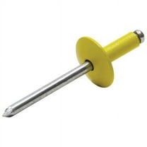Allstar Performance ALL18056 Aluminium Large Head Rivet, Yellow - Pack of 250