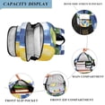 thumbnail image 3 of FORMRS Unisex School Backpack 17" Student Travel Bag with Laptop Compartment, Lemon Checkered, 3 of 7