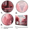 thumbnail image 3 of Designart "Forest with a Pink Hue" Modern Wall Art Living Room, 3 of 5