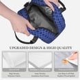 thumbnail image 3 of Fuzoiu Blue Lantern Shapes Print Insulated Lunch Bag for Women Men Large Reusable Lunch Box Adult Leakproof Portable Cooler Tote Bags for Work Picnic, 3 of 7