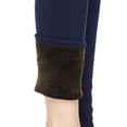 thumbnail image 2 of Solid Warm Fur Lined Leggings Navy S/M, 2 of 2