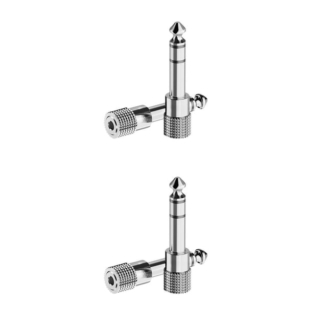Methold Headphone Adapter 6.35 mm Male to Converter Plug 3.5 Dual Channel Process Stereo mm Audio FemaleWear-resistant Jack Gold Plating Type2 NO2