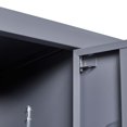 thumbnail image 5 of KAIFENG 3 Door Gray Lockable Storage Locker Cabinet Freestanding Organizer For Office School Gym Garage Home, 5 of 6