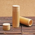 thumbnail image 1 of Eco-Friendly Portable Round Handmade Tea Canister Organizer Storage Box with Lid Container Holder(16 x 6cm), 1 of 7