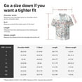 thumbnail image 5 of Kdxio Men'S Hawaiian Shirt For Men Short Sleeve Shirt Floral With Rabbits Summer Casual Holiday Beach Button Down T-Shirts, 5 of 5