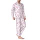 thumbnail image 2 of Fotbe Rose Flowers Pijama de Hombre con Estampado de Manga Larga, Conjunto de 2 Piezas, Ropa de Dormir Suave y Cómoda con Bolsillos-Medium, 2 of 7