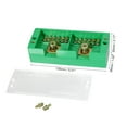thumbnail image 2 of Unique Bargains 2 Inlet 12 Outlet Terminal Strip Blocks, Single Phase Distribution Block for Meter Box, 2 of 4