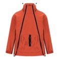thumbnail image 2 of Kmdttou Waterproof Rain Jacket Men Lightweight Mountains Sport Jacket for Men Hooded Windbreaker Raincoat Red M, 2 of 4