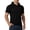 Black, variant on Maean Mens Sun Protection Hoodie Shirts Short Sleeve Lightweight Quick Dry Hiking Running Athletic Shirt