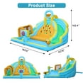 thumbnail image 4 of Ktaxon 7-in-1 Inflatable Water Slide Bounce House with Blower, Dual Slides Water Park, Large Climbing Wall & Basketball Hoop for Kids Backyard, 4 of 8