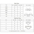 thumbnail image 5 of Soutien-gorge Aguichant pour Femme en Dentelle Brodée de Fleurs, Balconnet Transparent à Armatures, Non Doublé, avec Culotte et String, 3 Pcs, 5 of 5