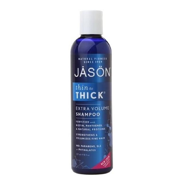 Jason Natural Products 0462366 Thin To Thick Extra Volume Shampoo, 8 fl oz