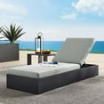 thumbnail image 3 of Tahoe Outdoor Patio Powder-Coated Aluminum Chaise Lounge Chair in Gray Gray, 3 of 10