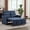 Blue, variant on 46" Linen Convertible Loveseat Sleeper Sofa Bed, Pull-Out Loveseat with USB, Convertible Sofa Bed Couch for Small Spaces​, Antique Grey