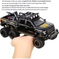 thumbnail image 4 of Camionetas de juguete para niños F150 Raptor, modelo de coche de metal fundido a presión con sonido y luz para niños de 3 años en adelante, color negro, 4 of 5