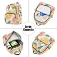 thumbnail image 5 of FORMRS Mini Backpack Purse for Women Travel Daypack Casual Shoulder Bag, Candy Lemon Slices, 5 of 7