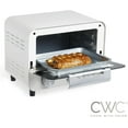 thumbnail image 2 of Mini Toaster Oven: 600W Power, Precision Timer, Auto Shutoff, and Culinary Delights Up To 450 Degrees, Cream, 2 of 14